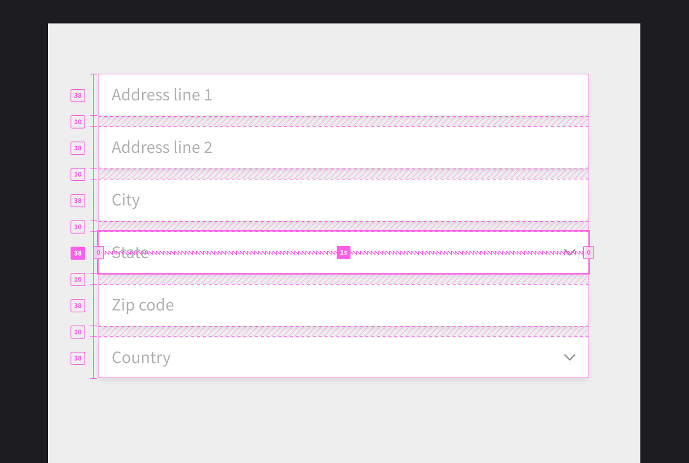 Form layout